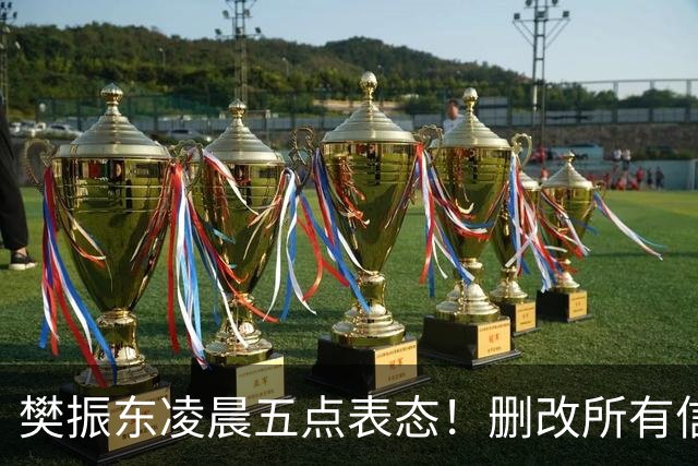 樊振东凌晨五点表态！删改所有信息资料，细节举动令其口碑暴增