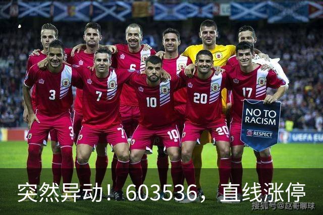 突然异动！603536，直线涨停